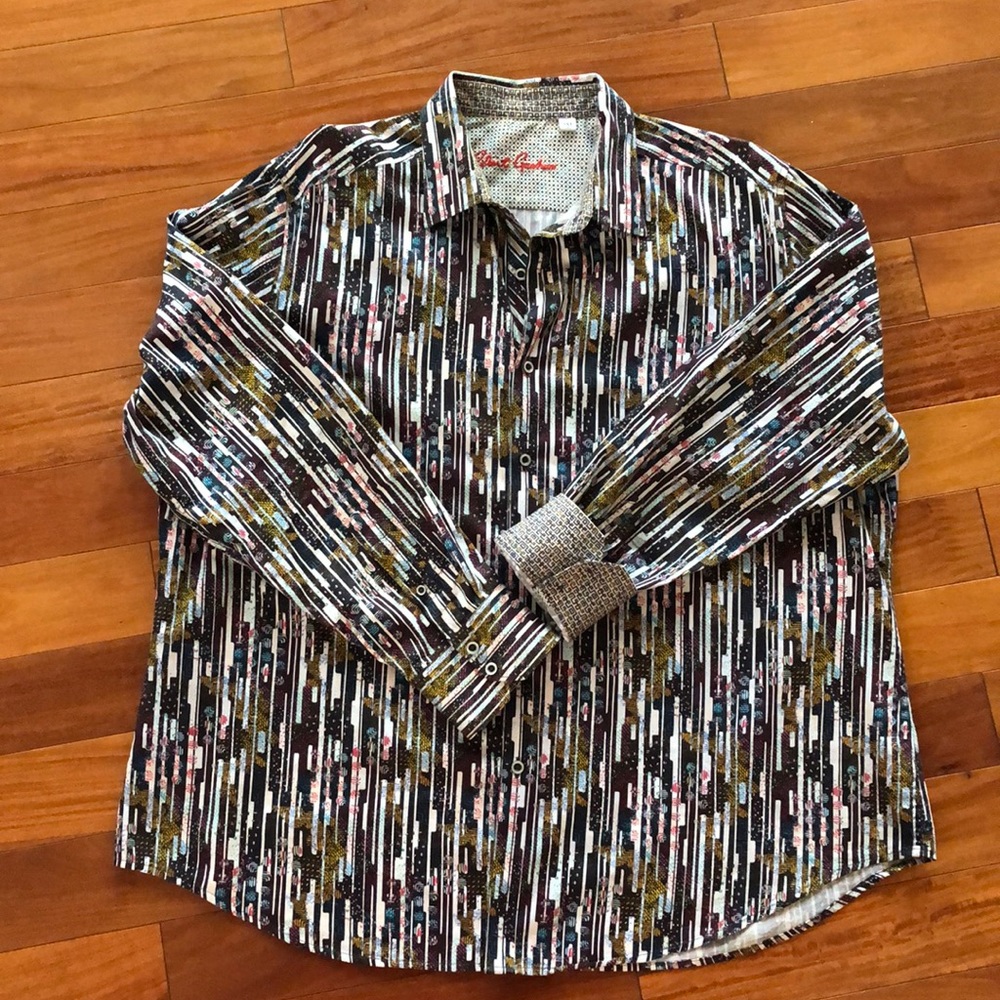 Multicolored-Fun Robert Graham 3XL shirt